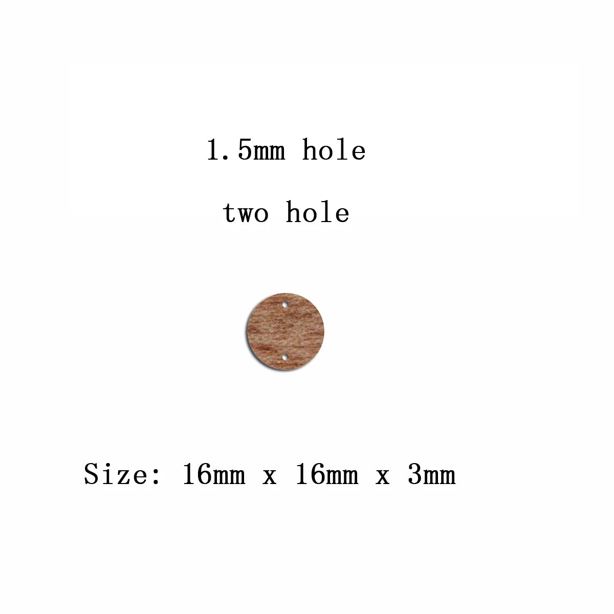 6pcs Unfinished Blank Wooden Geometric Circle Round Earring Connector Pendant for Jewelry Making DIY Crafting