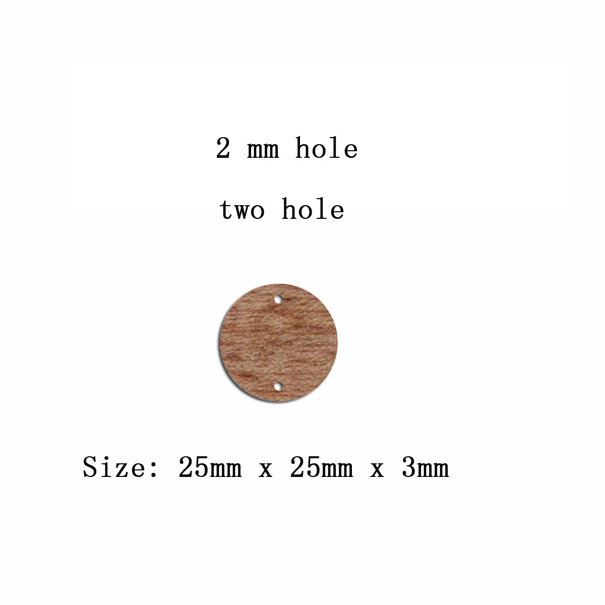 6pcs Unfinished Blank Wooden Geometric Circle Round Earring Connector Pendant for Jewelry Making DIY Crafting