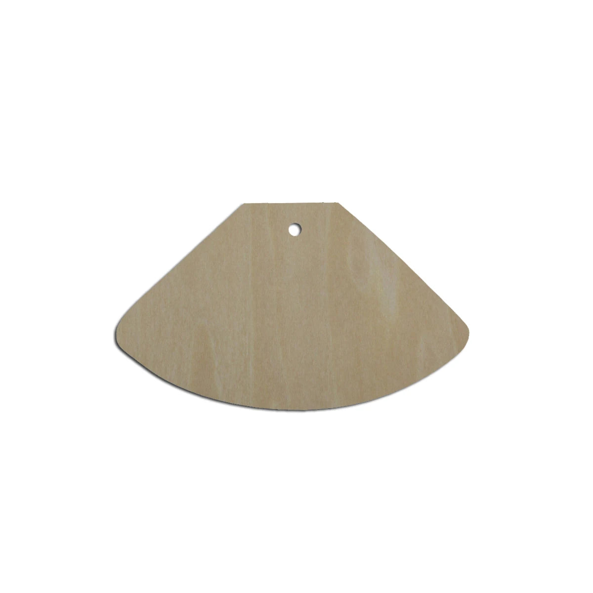 10pcs Laser Cut Unfinished Blank Wood Geometric Fan Cutout Shape Earring Pendant Jewelry Charm Finding