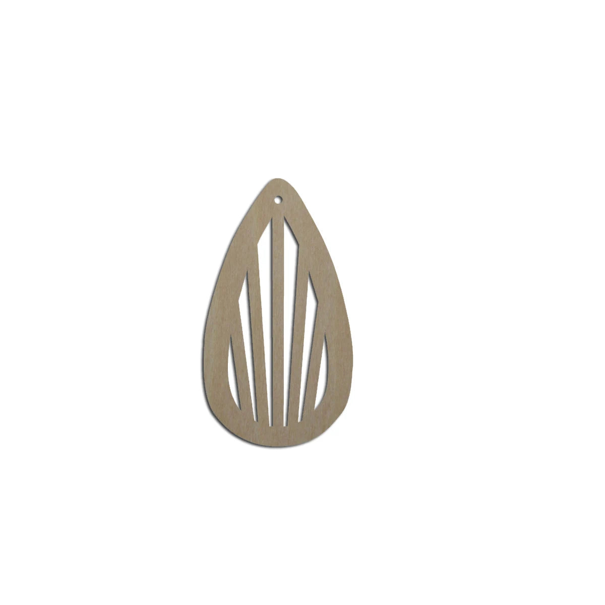 10pcs Laser Cut Unfinished Blank Wood Leaf Shape Earring Pendant Jewelry Leaves Charm Finding For DIY Making Project