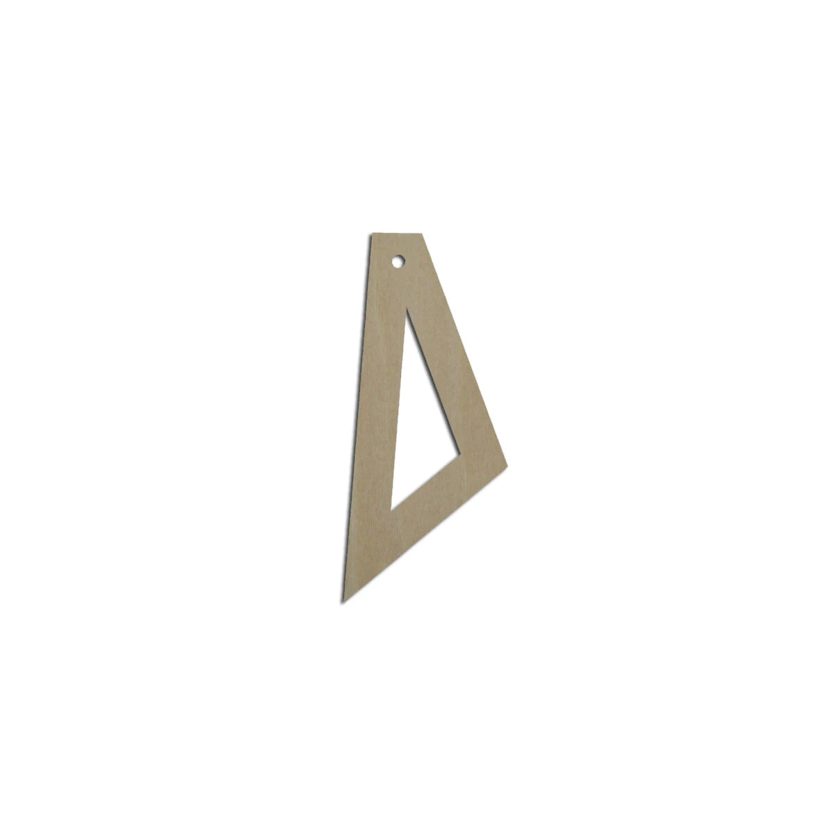 10pcs  Unfinished Blank Wood Geometric Hollow Teardrop Anomaly Cutout Shape Earring Pendant Jewelry Charm Finding