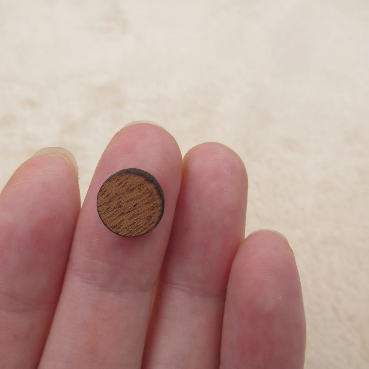 Geometric Round Circle WOOD CUT Earrings Studs For Custom Made Hand Painted Earring Jewerly  supplier