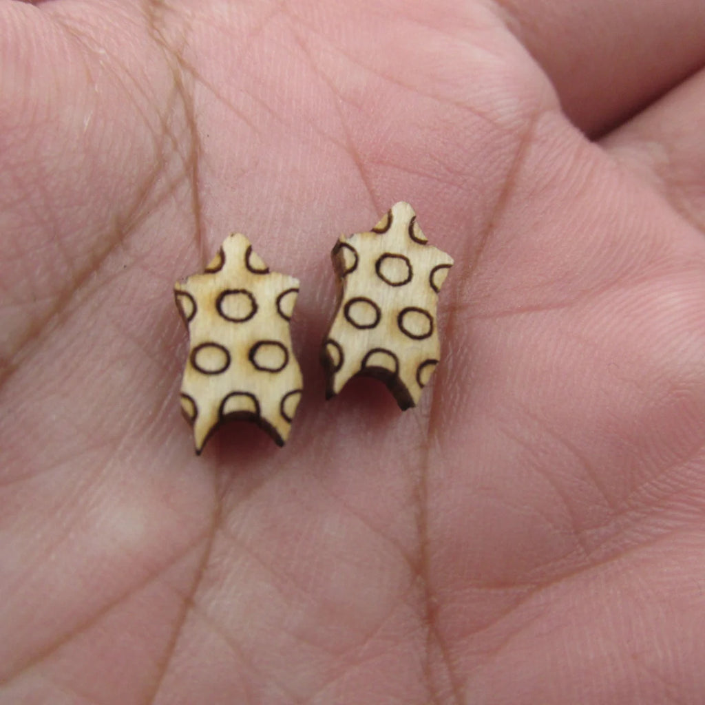 5 Pair Unfinished Blank Wood Swimsuit Cabochon Post Ladies Earrings Stud Jewerly Findings For Paintable Craft  DIY Supplies