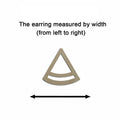 10pcs Unfinished Wood Blanks Geometric Triangle Fan Shape Macrame Earring Part Findings Wholesale For DIY Jewelry Making