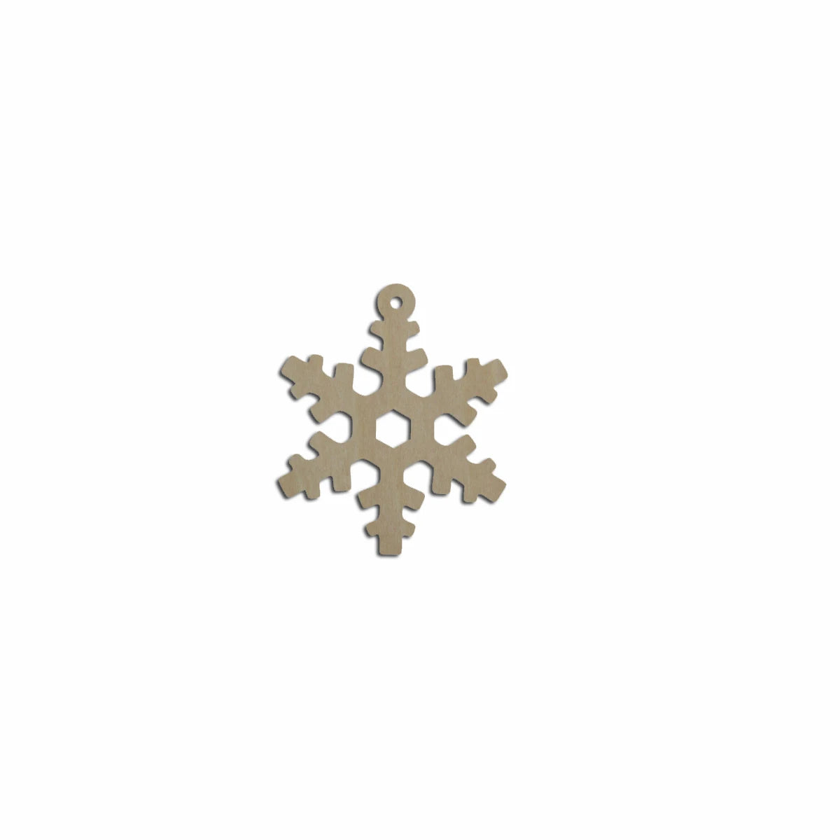 Bulk Unfinished Wooden Blank Christmas Snowflake Cutout Shape For Hanging Dangle Earring Wood Jewelry Accessories