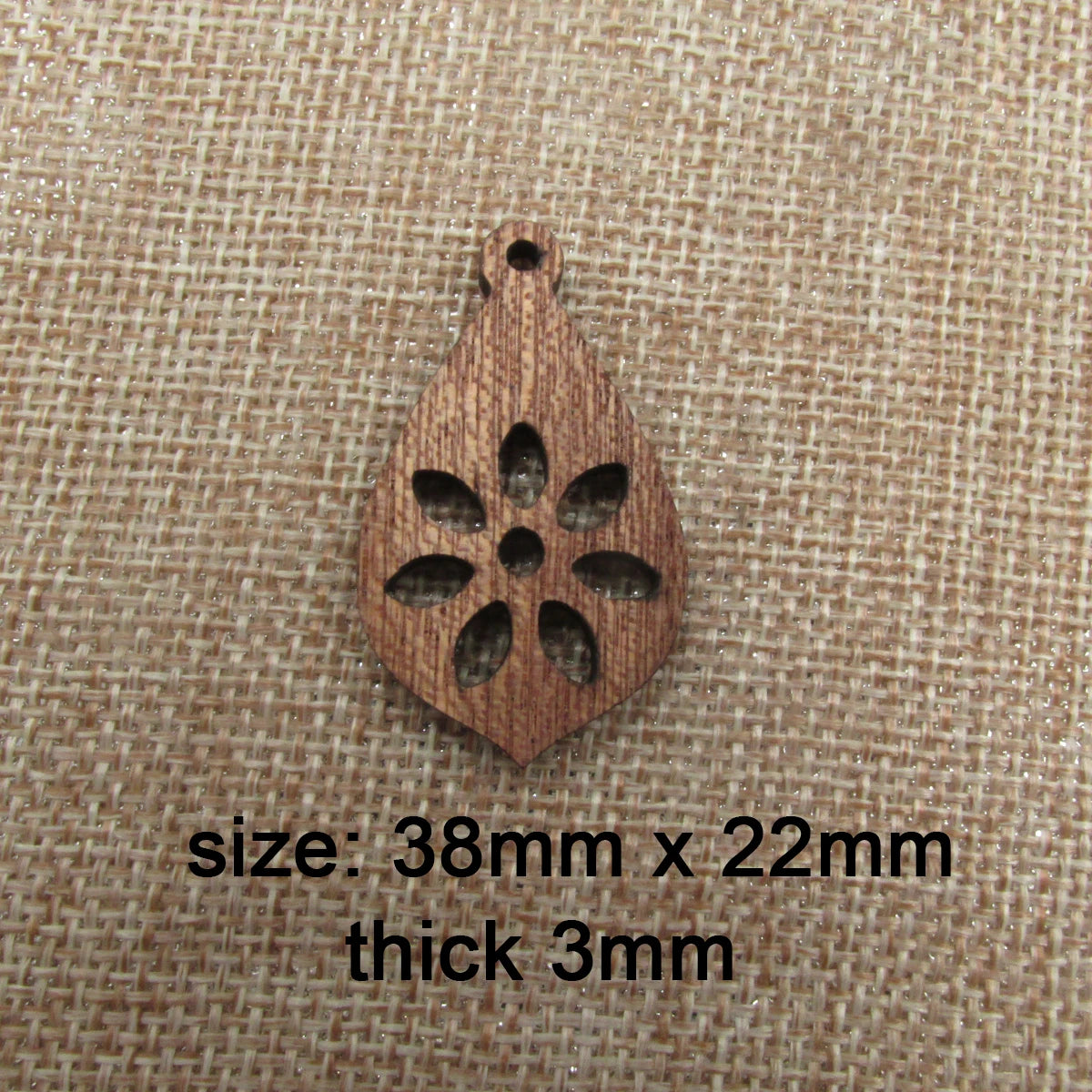 6pcs Unfinished Wood Leaf Charms Necklace Pendant Bracelet For Jewelry Making Handmade Crafts diy Supplies