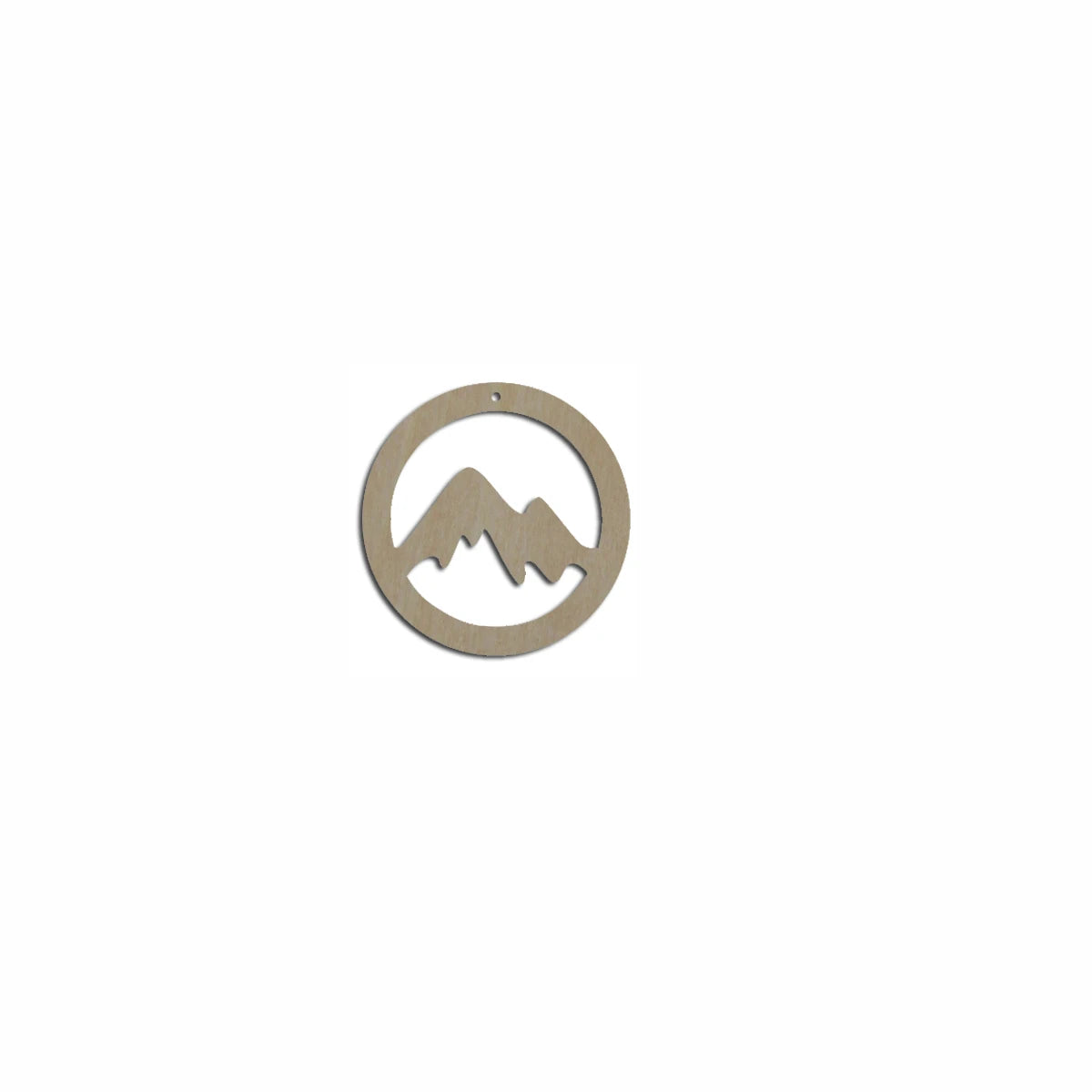 10pcs Unfinished Blank Wood Mountain Jewelry Making Charm Bracelet Pendant Cutout Shape For Women Earring Finding