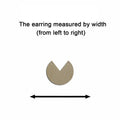 10pcs Multiple Size Unfinished Wooden Blanks Geometric Pie Wedge Circle Cutout Shape Dangle Earring For Jewelry Supplier
