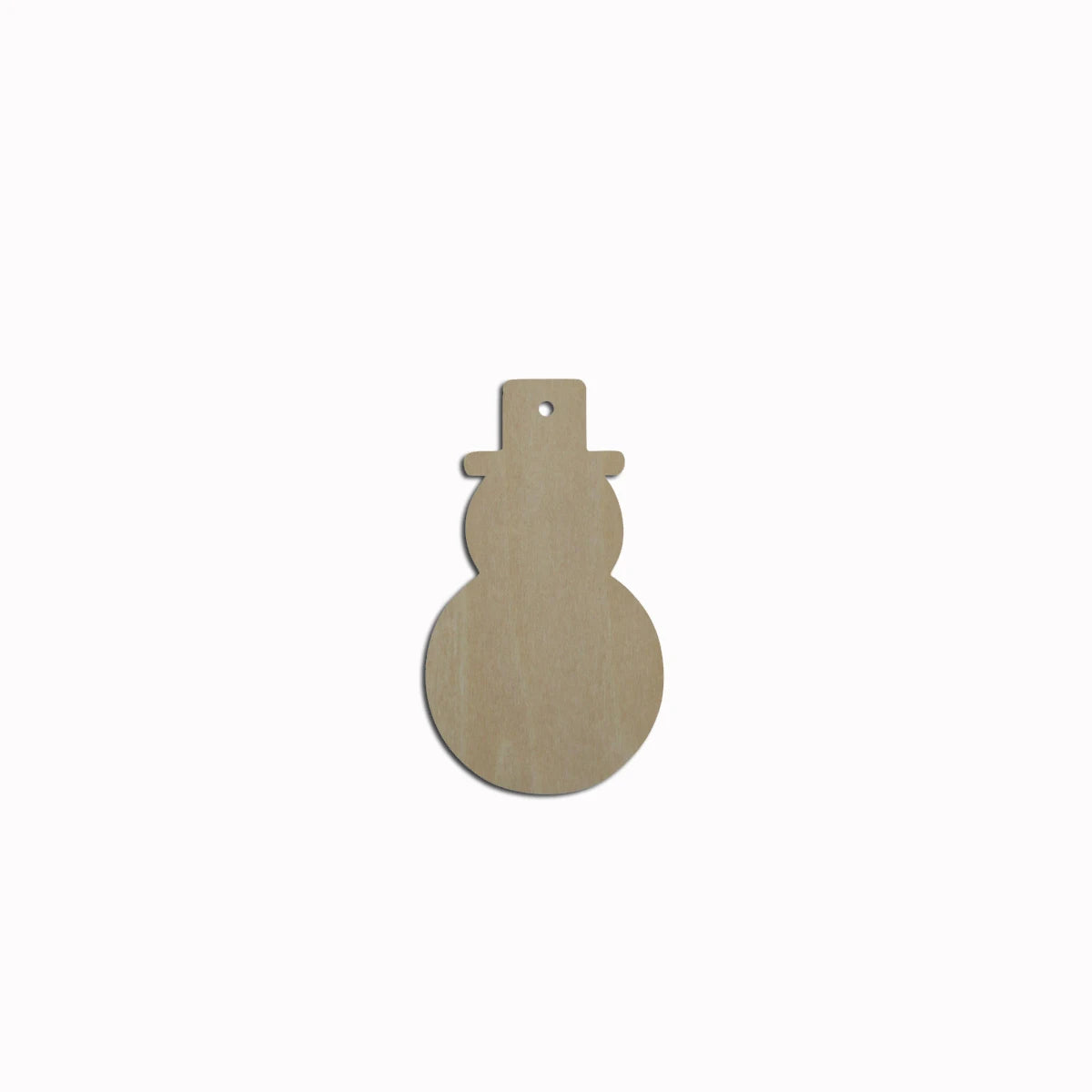 10pcs Bulk Unfinished Wooden Blank Christmas Snowman Cutout Shape For Hanging Dangle Earring Wood Jewelry Accessories