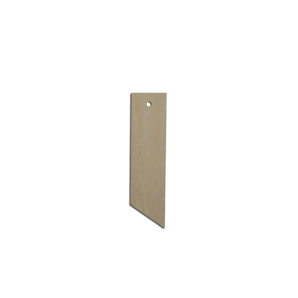 10pcs Laser Cut Unfinished Blank Wood Geometric Wave Thin Rectangle Cutout Shape Earring Pendant Jewelry Charm Finding