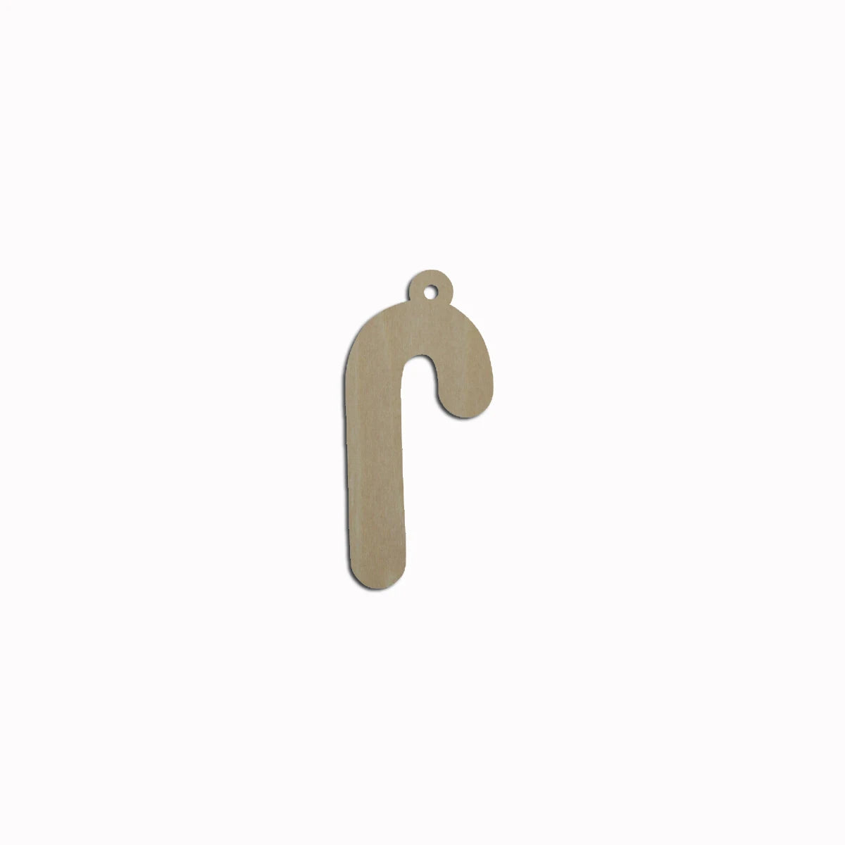 10pcs Bulk Unfinished Wooden Blank Christmas Candy Cane Cutout Shape For Hanging Dangle Earring Wood Jewelry Accessories