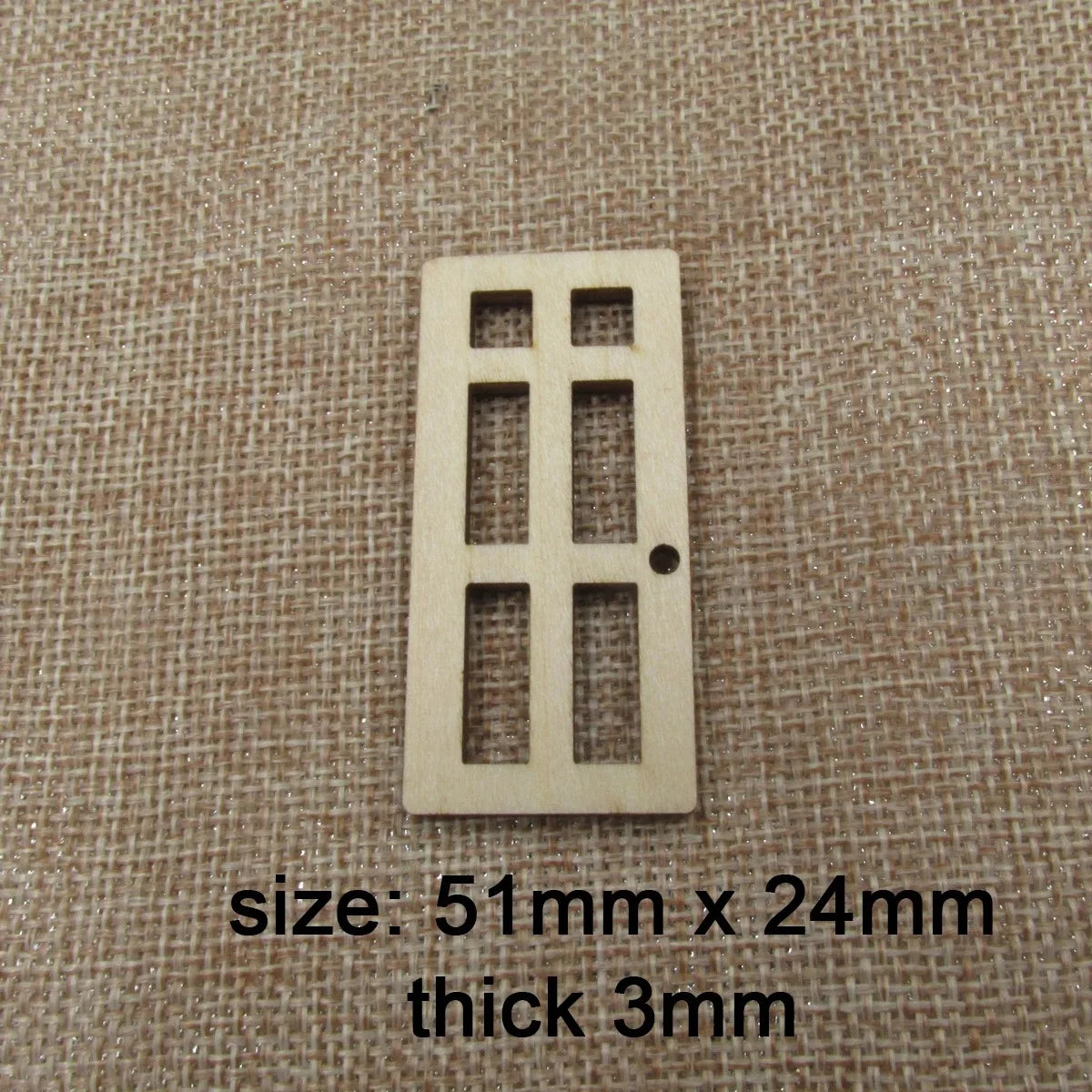 10pc Miniature Wood Fairy Door Mini House Elf Accessories Unfinished Wooden Shape Cutout For Kids Furniture Simulation