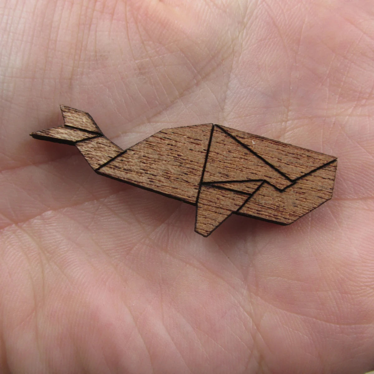 3 Pair Unfinished Under the Sea Ocean Animal Wooden Whales Shape Cutout For Brooches Pin Magnet Pendant Jewerly Diy Making