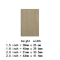 10pcs Laser Cut Unfinished Blank Wood Geometric Rectangle Cutout Shape Earring Pendant Jewelry Charm Finding