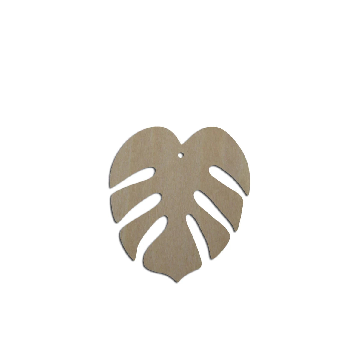 10pcs Laser Cut Unfinished Blank Wood Monstera Leaf Shape Earring Pendant Jewelry Charm Finding For DIY Making Project