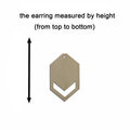 10pcs Unfinished Wood Blanks Geometric Unique Hexagon Cutout Shape Macrame Earring Part Wholesale For DIY Jewelry Making