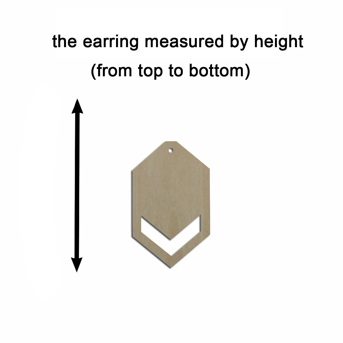 10pcs Unfinished Wood Blanks Geometric Unique Hexagon Cutout Shape Macrame Earring Part Wholesale For DIY Jewelry Making