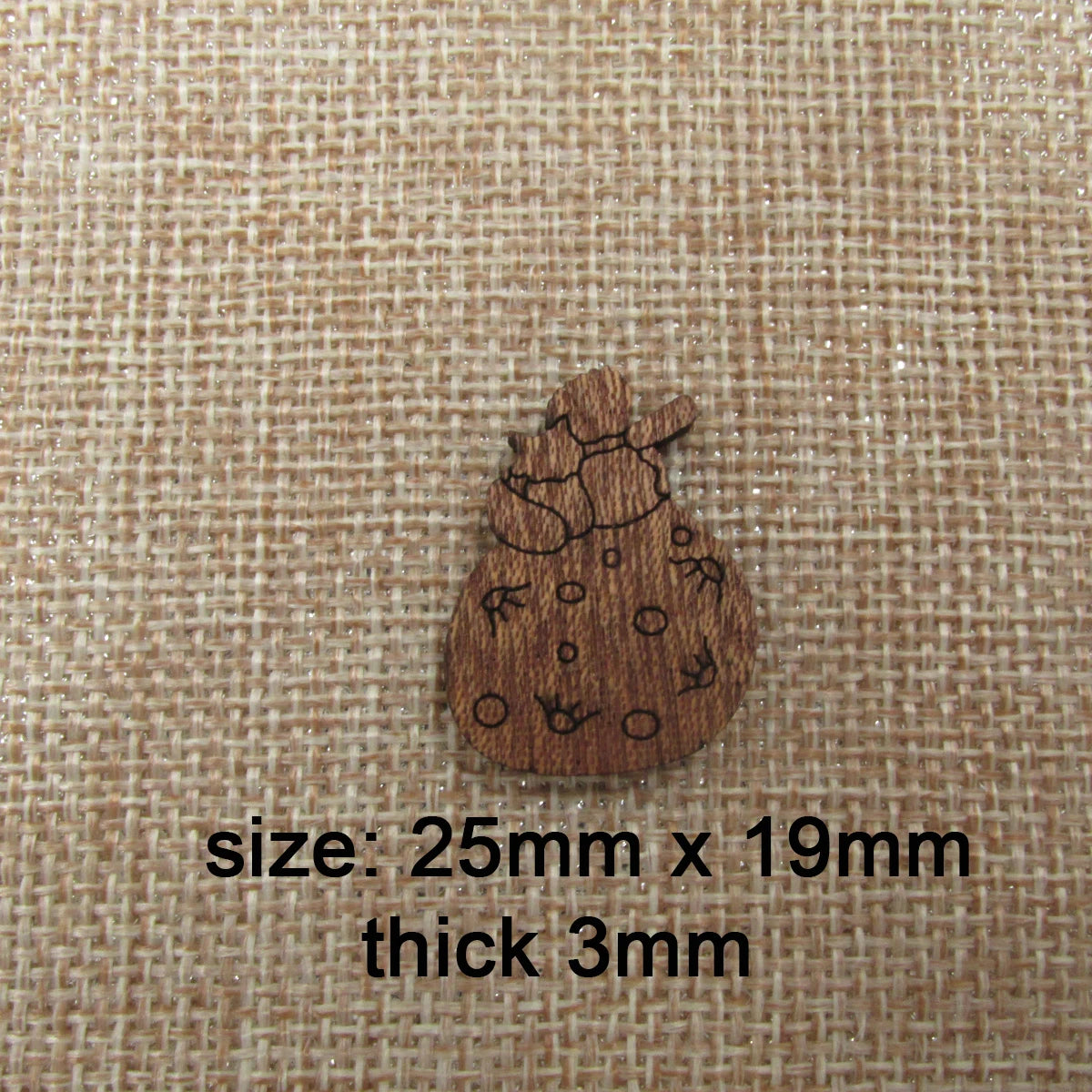 6pcs Unfinished Wooden Prince Fox Blank Charm For Jewelry Making Brooches Earring Pendant Bracelet Necklace Pin