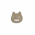 10pcs Bulk Unfinished Wooden Blank Holiday Halloween Black Cat Cutout Shape For Spooky Horror Theme Earring