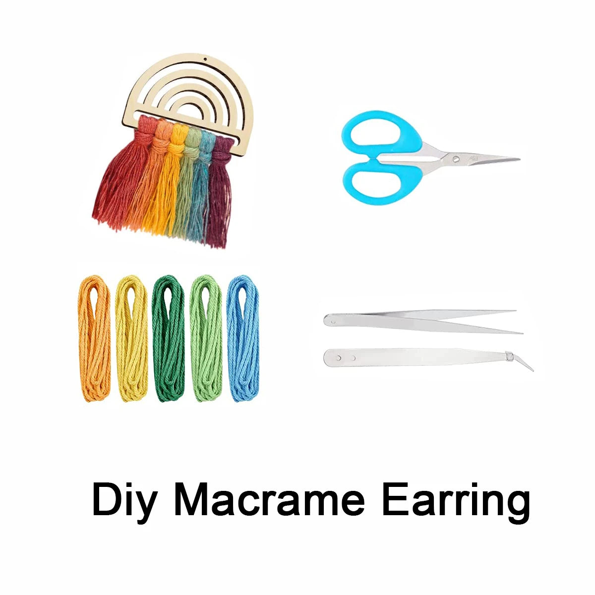 10pcs Unfinished Wood Blank Fashion Heart Hoop Outline Cutout Shape Macrame Earring Pendant Charms For DIY Jewelry Making
