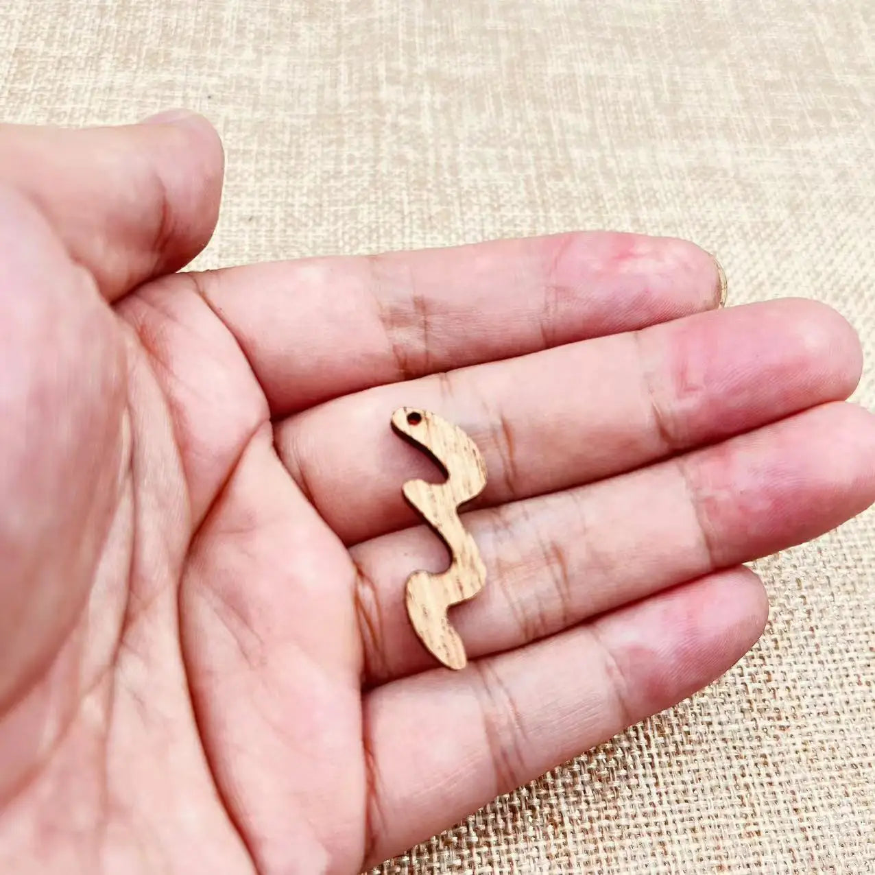 6pcs Unfinished Wood Wave Connector Sea Charms Ocean Beach Earring Pendants For Jewelry Making DIY Handmade Crafte