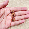 6pcs Unfinished Wood Marine Life Seahorse Charms Earring Pendants For Jewelry Making DIY Handmade Crafte