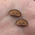 5 Pair Unfinished Blank Foods Wood Cabochon Candy Wooden Shape Charms Pendant For DIY Jewerly Earrings Suppliers