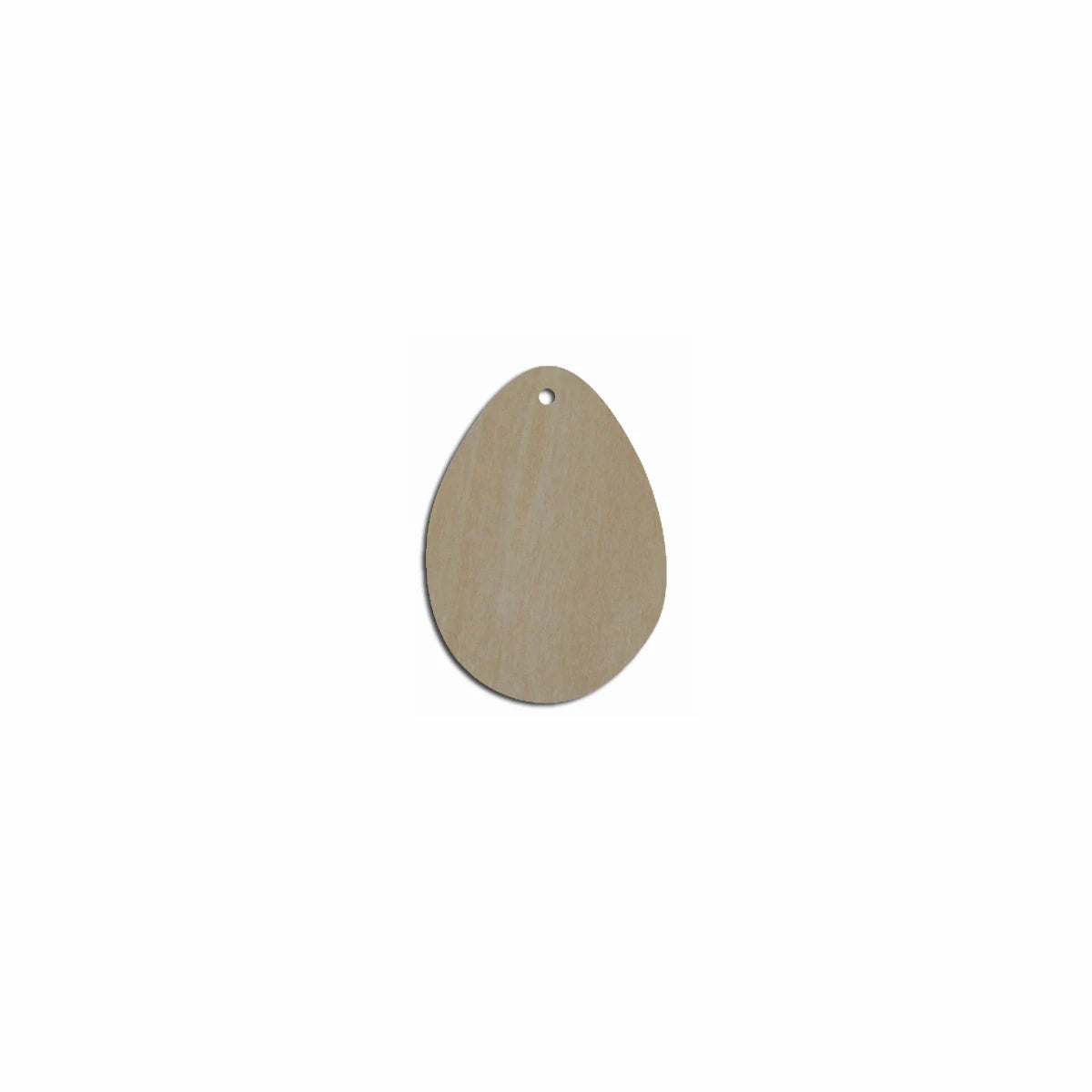 10pcs Unfinished Blank Wood Easter Eggs Charm Pendant Necklace Cutout Shape Jewelry Finding For Women Earrings