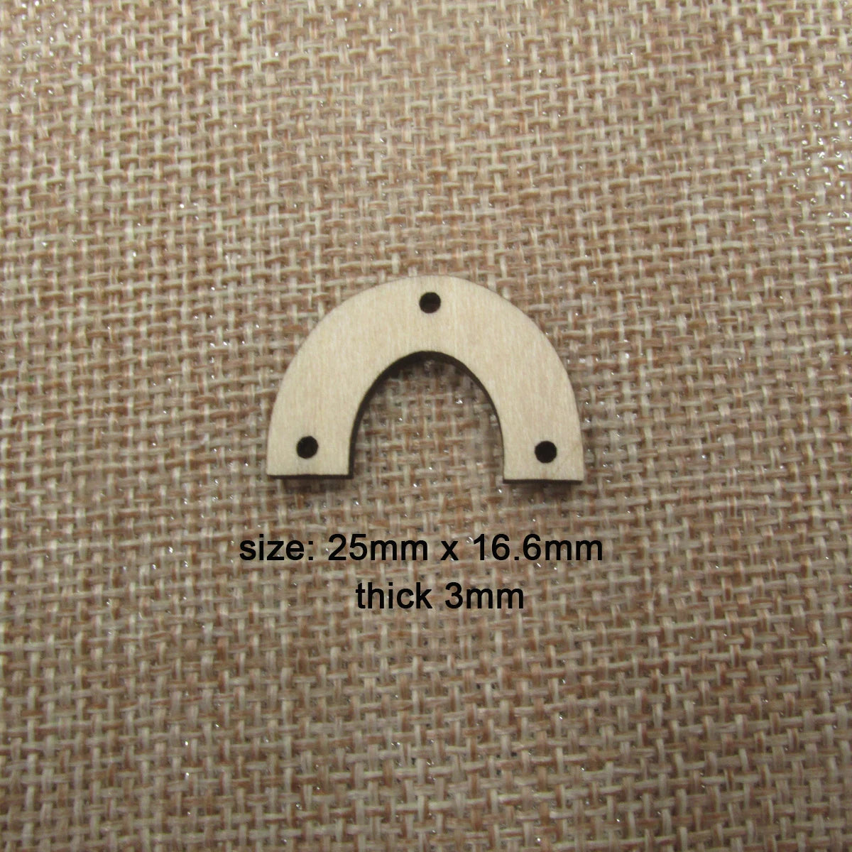 10 Pcs Unfinished Blank Wooden Windows Arch Shape Cutout Plywood Connector Jewelry Earrings Finding Supplies