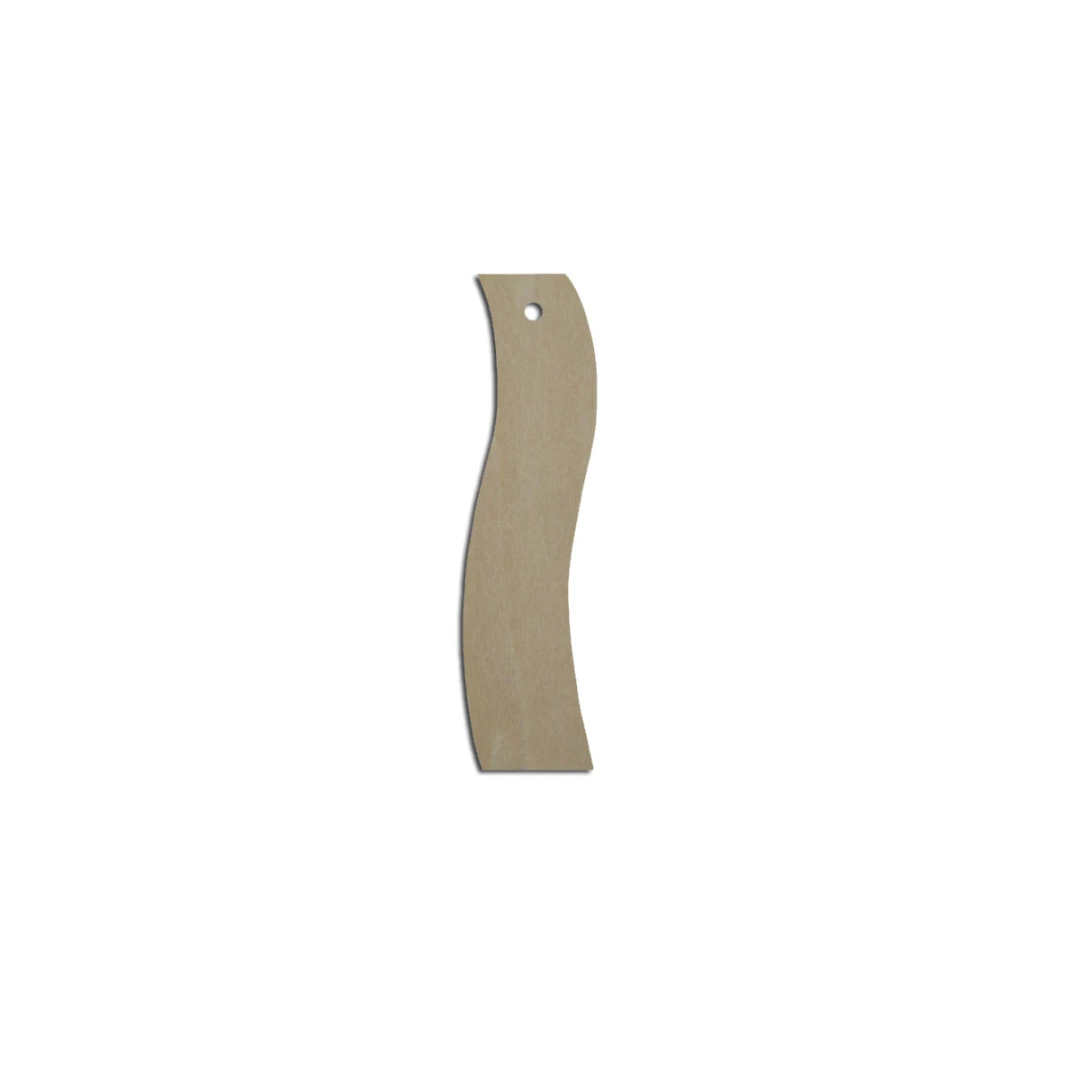 10pcs Laser Cut Unfinished Blank Wood Geometric Wave Thin Rectangle Cutout Shape Earring Pendant Jewelry Charm Finding