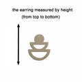 10pcs Unfinished Wood Blanks Two Layer Semi Circle Shape Macrame Earring Part Findings Wholesale For DIY Jewelry Making