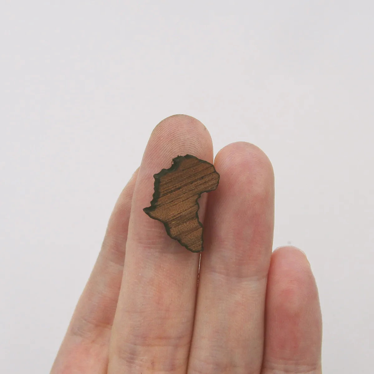 Laser cut Mountain flower map Blank Wood Cabochon Mini Wooden Shape Earring Supplies