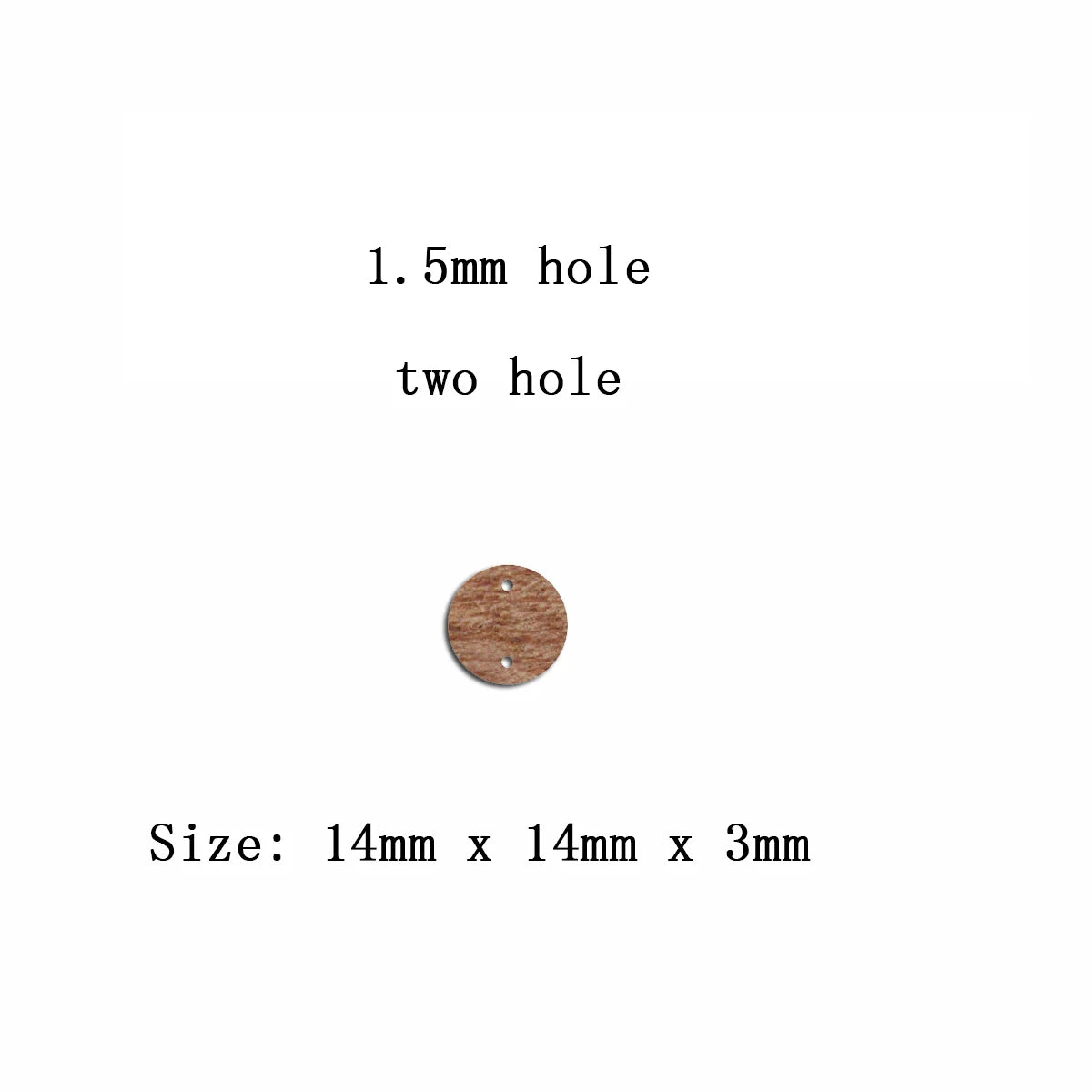 6pcs Unfinished Blank Wooden Geometric Circle Round Earring Connector Pendant for Jewelry Making DIY Crafting