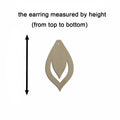 10pcs Unfinished Wood Blanks Falling leaves Shape Macrame Earring Part Findings Wholesale For DIY Jewelry Making