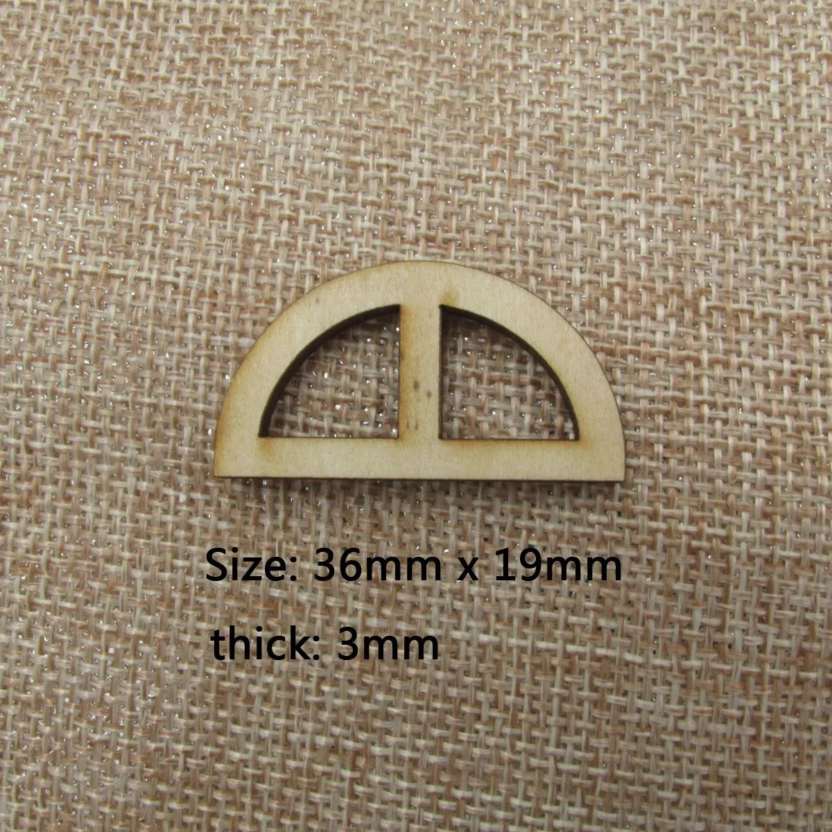 10pcs Unfinished Blank Half Circle Window Fairy Church Shape Wooden Fairy Windows Door House Accessories For DIY Craft