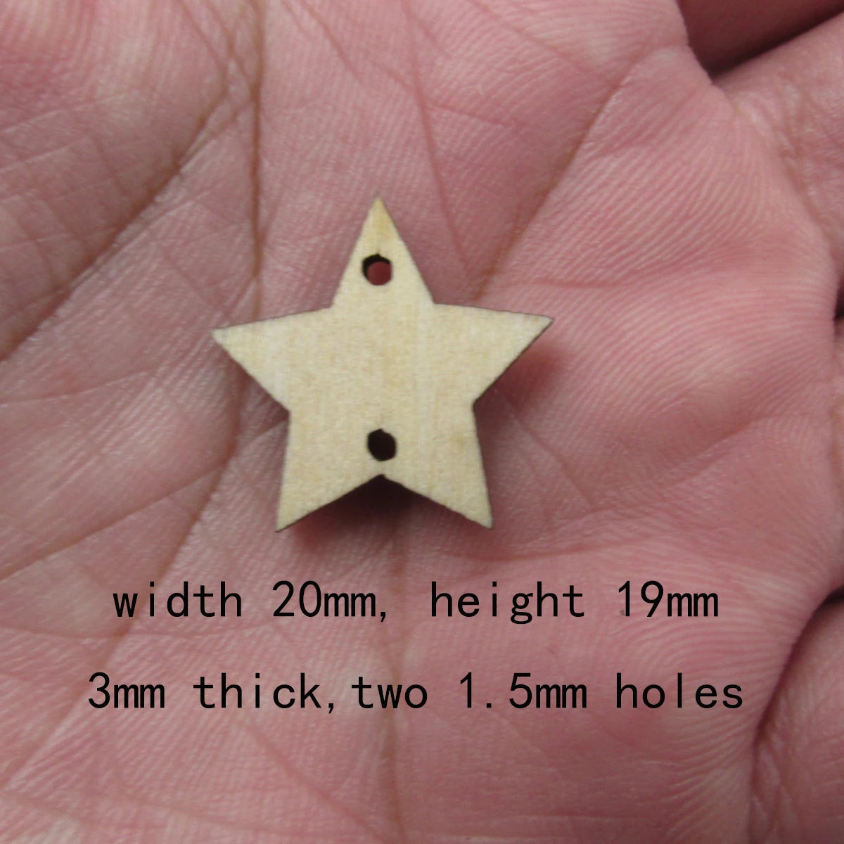 10 Pcs Unfinished Blank Wooden Moons And Star Semi Circle Shape Cutout Plywood Connector Jewelry Finding Supplies For Earrings