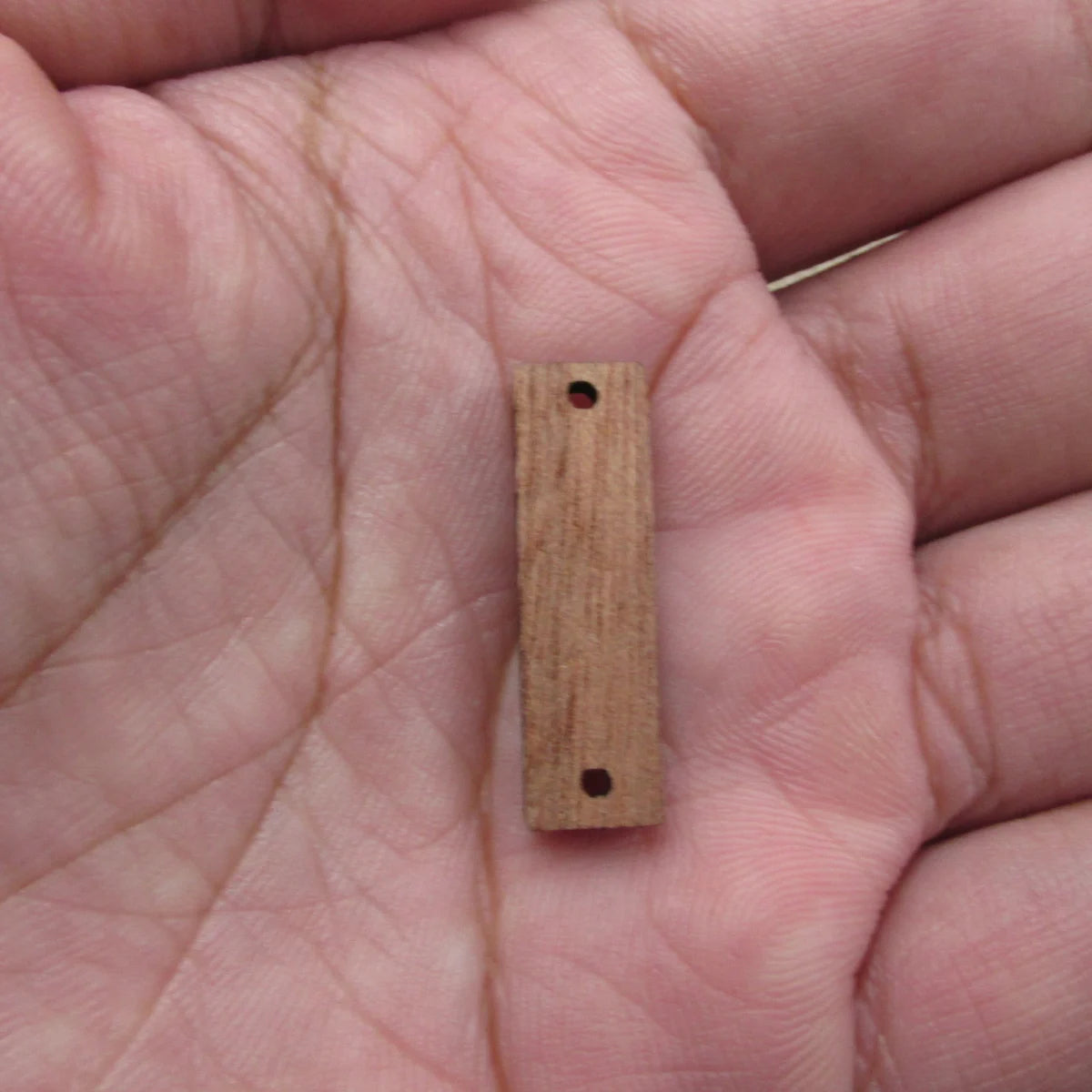 6 Pcs Unfinished Blank Wooden Thin Arch Rectangle Wood Connector Shape Cutout For Necklace Earring Pendant DIY Making Jewelry