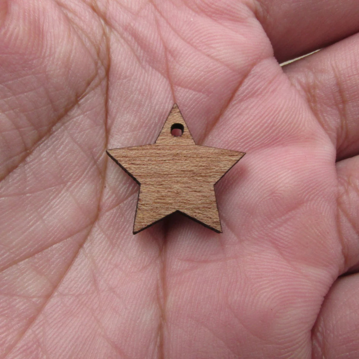6 Pcs Unfinished Blank Wooden Lotus Star Wood Connector Shape Cutout For Necklace Earring Pendant DIY Making Jewelry