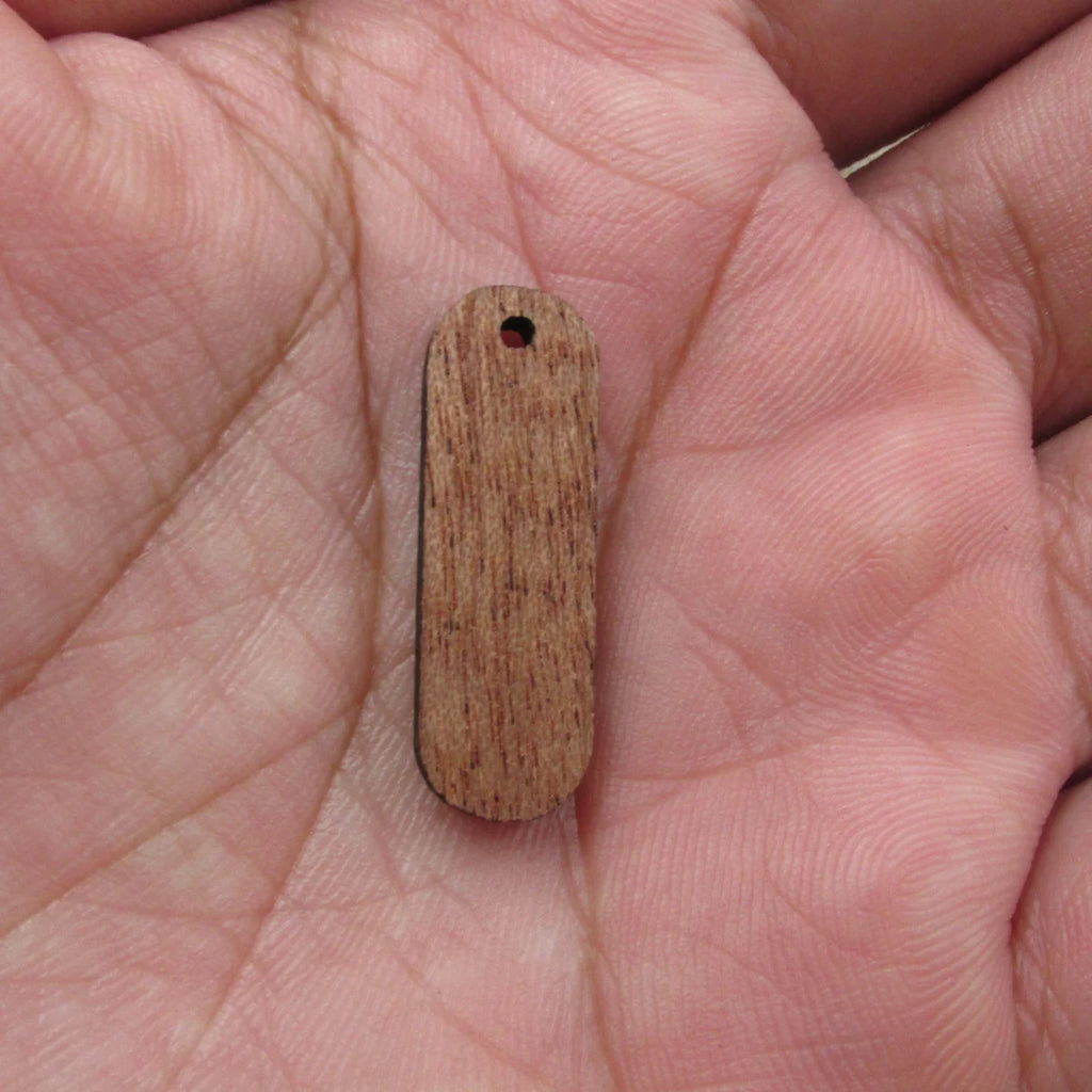 6 Pcs Unfinished Blank Wooden Oval Rectangle Olive Shape Cutout Wood Connector For Necklace Earring Pendant  DIY Making Jewelry