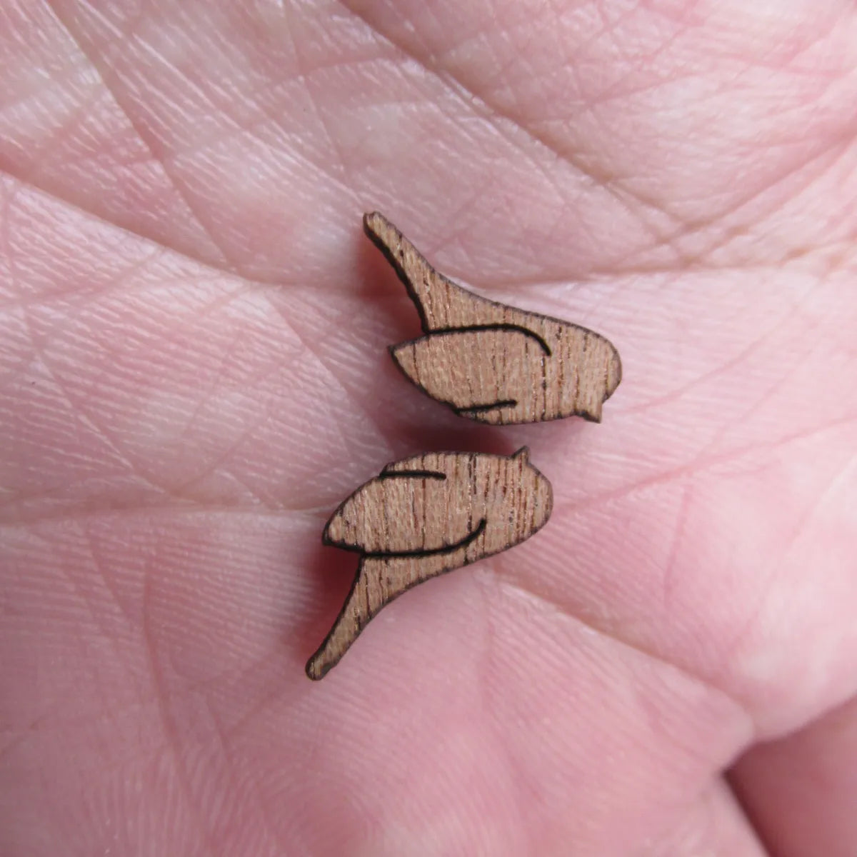 Laser Cut Unfinished Blank Wooden Bird Cabochon Charms For DIY Wood Craft  Earring Stud  Jewerly
