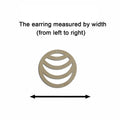 10pcs Unfinished Wood Blanks Geometric Circle Cutout Shape Macrame Earring Part Findings Wholesale For DIY Jewelry Making