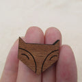 Laser Cut Unfinished Wooden Animal Fox Charm Pendant Jewerly Finding Perfect for Earring Brooch Necklace