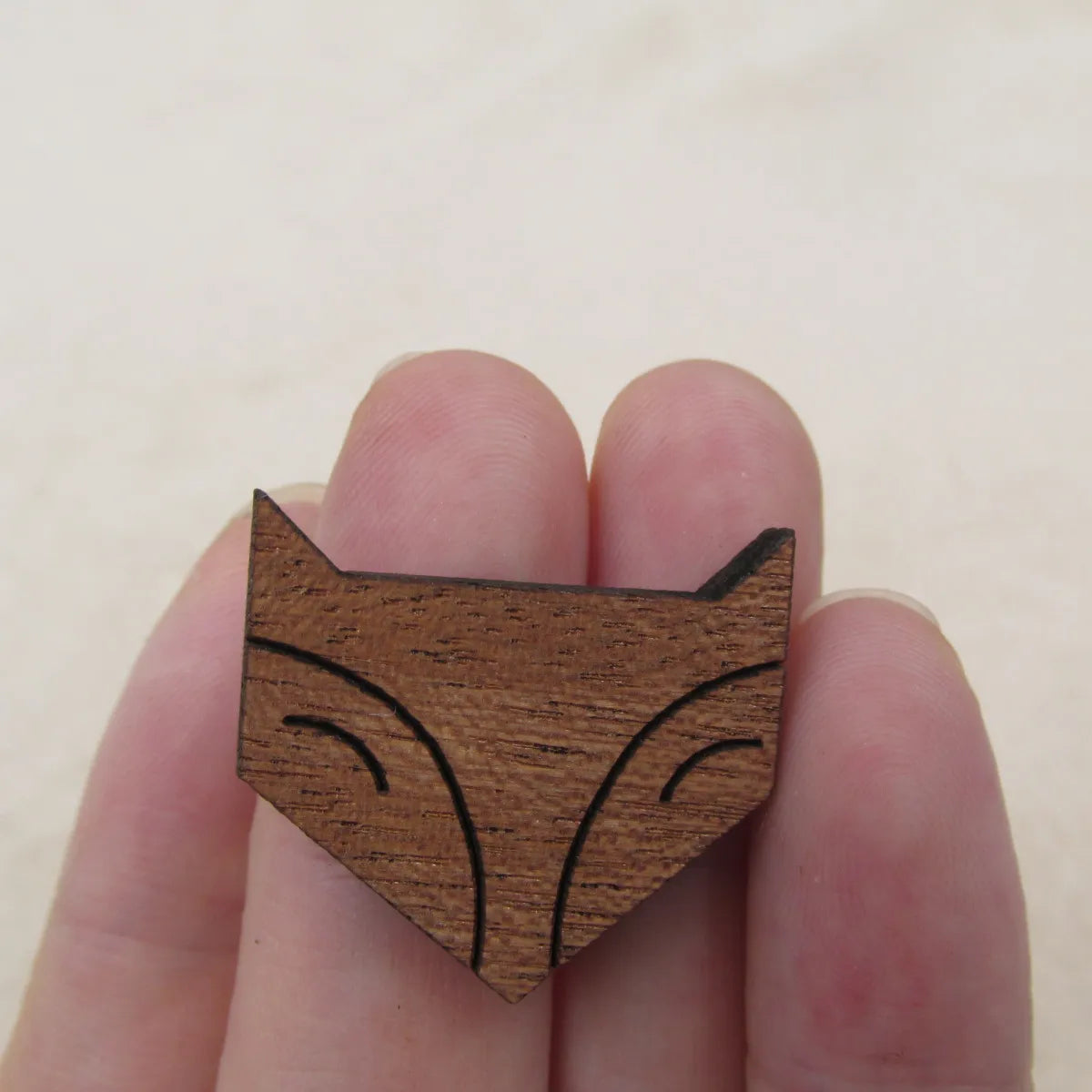Laser Cut Unfinished Wooden Animal Fox Charm Pendant Jewerly Finding Perfect for Earring Brooch Necklace