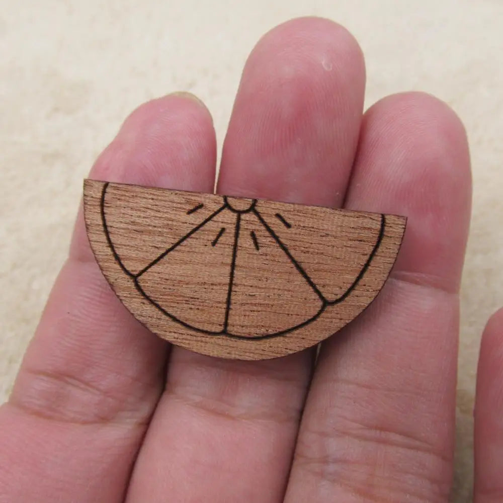 Unfinished Wood Charms Plants Pineapple Monstera Pendant Fruit Cactus Strawberry Watermelon Jewerly Accessory For DIY Protect