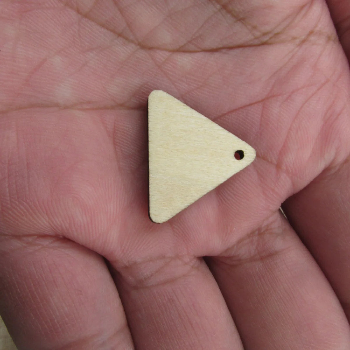 10 Pcs Unfinished Blank Wooden Geometric Triangle Shape Cutout Plywood Connector Jewelry Finding Supplies For Earrings
