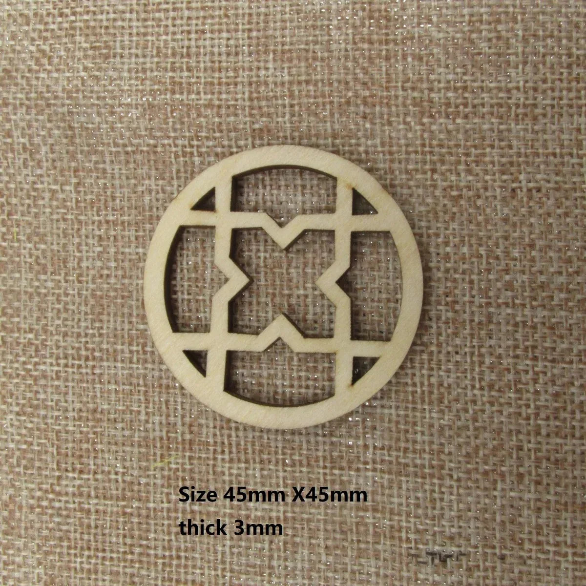10pcs Unfinished Circle Wood Dollhouse Window Fairy Garden Church Diorama Bird Doll House Windows Crafts Mirror Wall Art