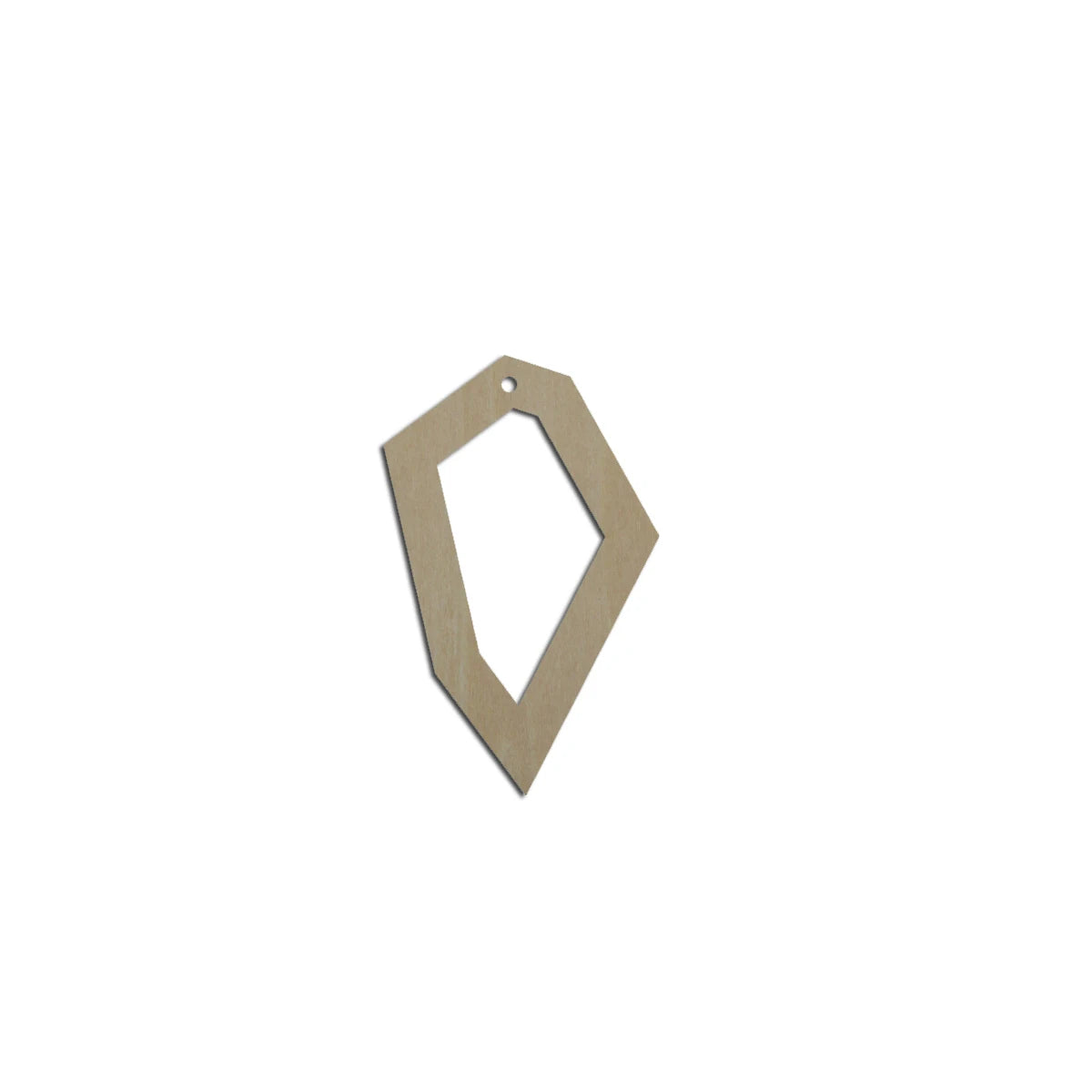10pcs Laser Cut Unfinished Blank Wood Geometric Hollow Anomaly Cutout Shape Earring Pendant Jewelry Charm Finding
