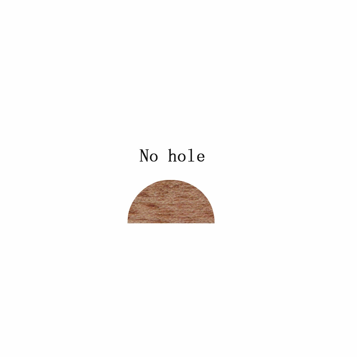 6pcs Unfinished Blank Wooden Geometric Half Circle Smicircle No Holes Earring Connector Pendant for Jewelry Making