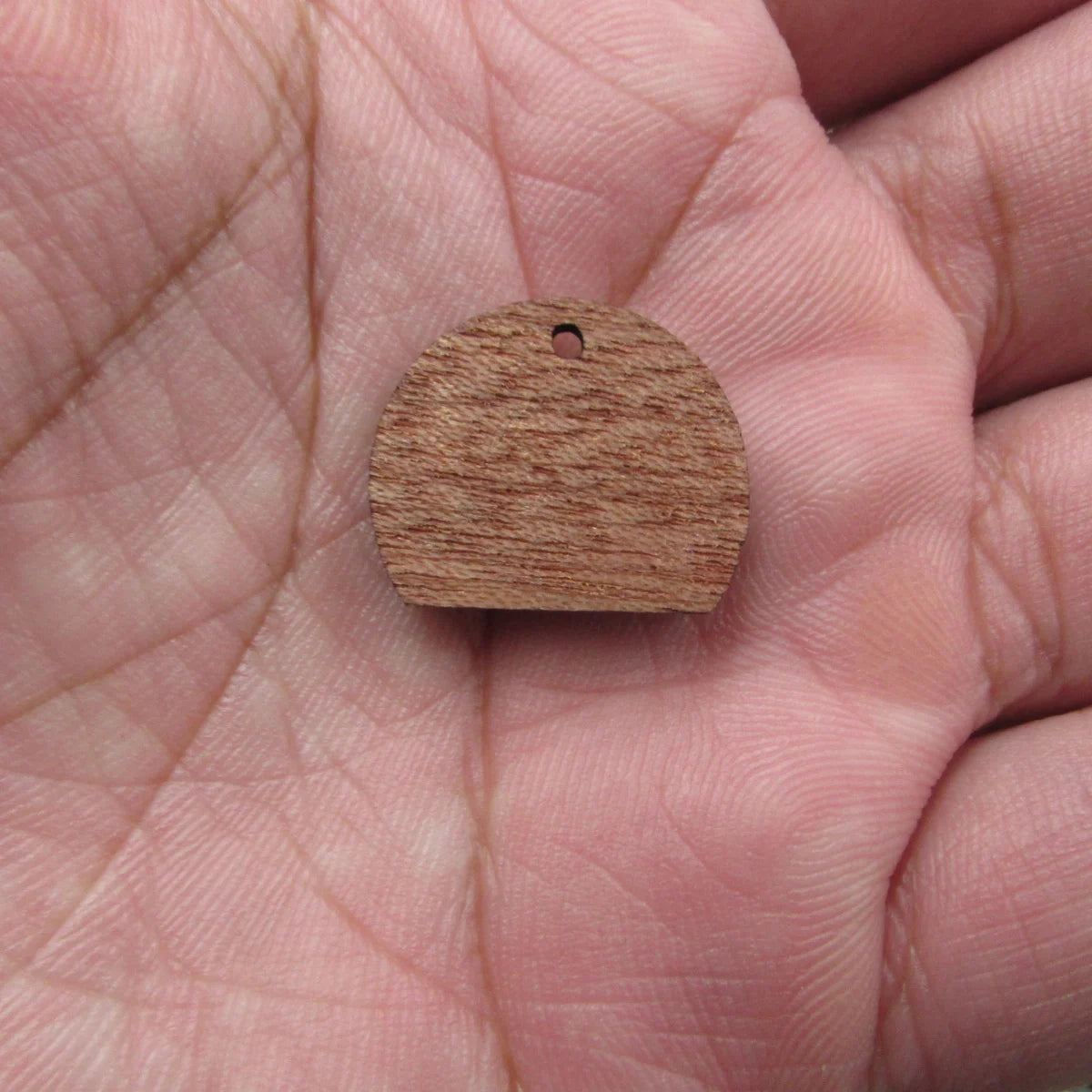 6pcs Unfinished Blank Wooden Half Circle Large Semicircle Wood Shape Cutout Connector For  DIY Necklace Earring Making Jewelry