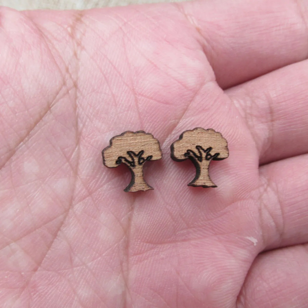 Laser Cut Unfinished Blank Wood Palm Tree Cabochon Charms Perfect For DIY Craft  Earring Stud  Jewerly Making